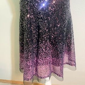 JS Boutique Ombré Sequined Dress
